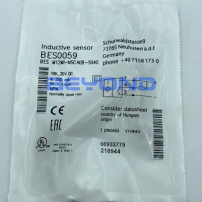 1PC NEW FOR BALLUFF Proximity switch sensor BES0059 BES M12MI-NSC40B-S04G