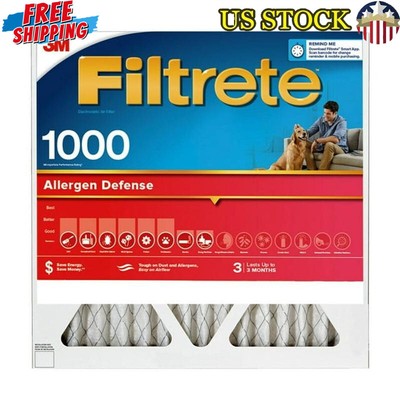 Air Filter MPR 1000 MERV 11 Allergen Defense Smart App Reminder Capture Particle