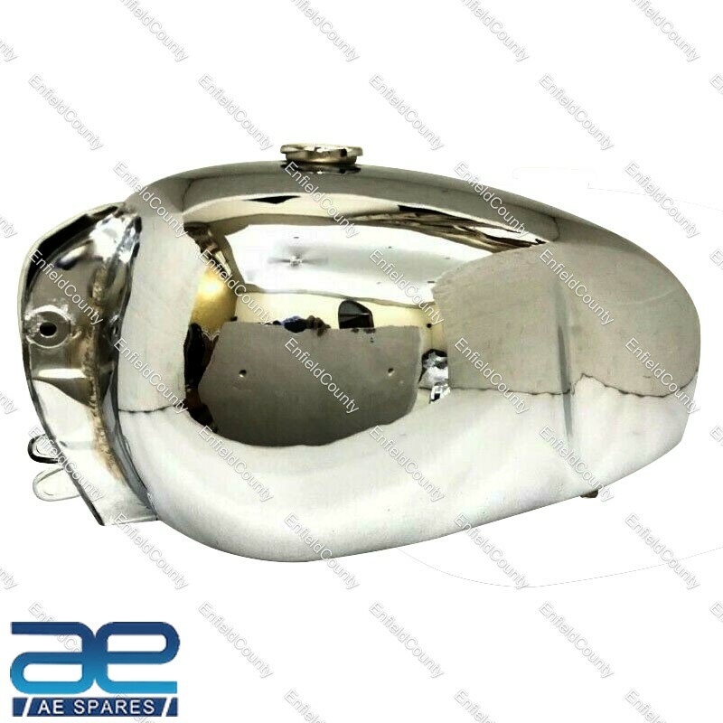FOR ROYAL ENFIELD CONSTELLATION 700CC TWIN CHROME STEEL PETROL TANK 1960's 