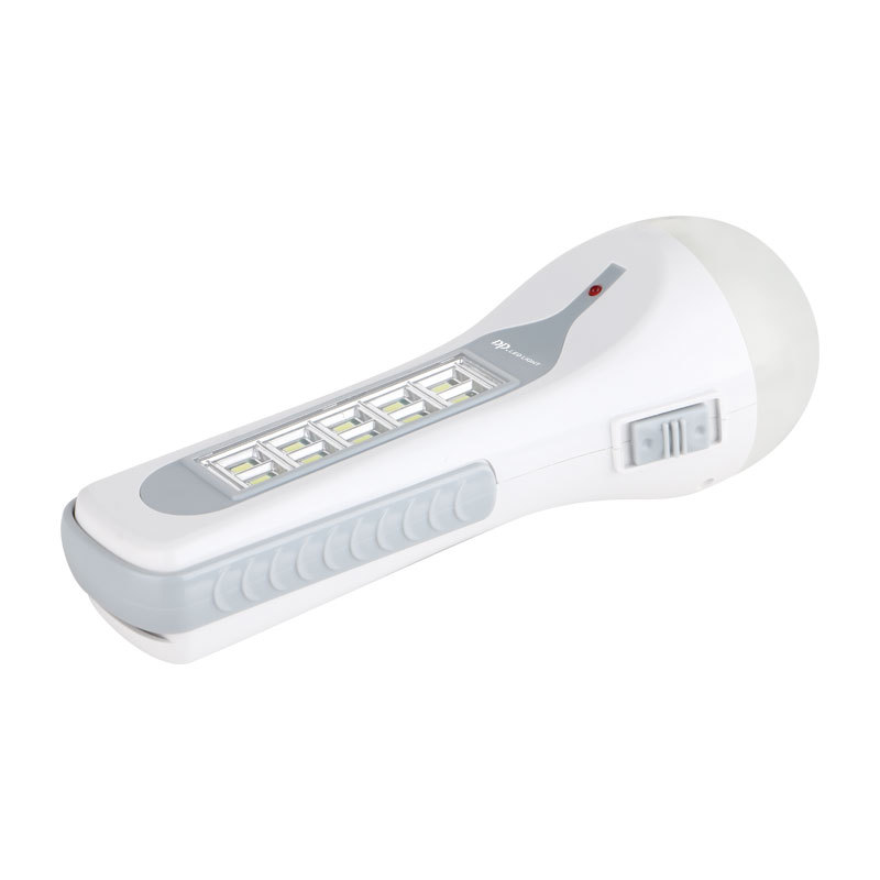 Torcia 1+10 Led Lampada Ricaricabile 1200mah Luce Illumina Portatile DP-7088 hsb