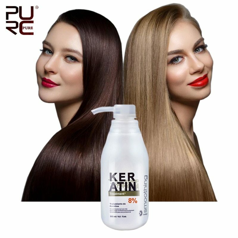 Purc Brazilian 8 300ml Keratin Treatment Straightening Hair