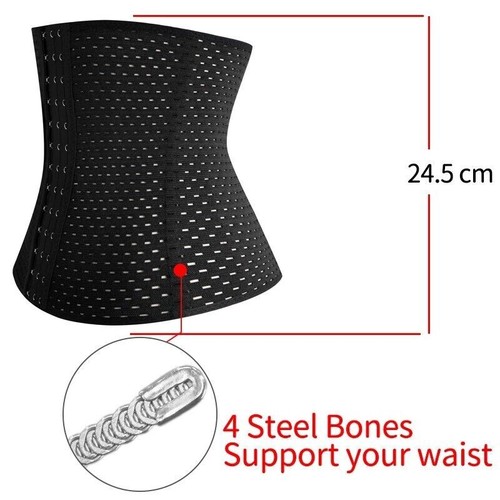 Men's Waist Trainer Body Shaper Tummy Girdle Belt Belly Fat Burner Corset S-3XL