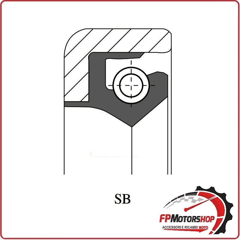 PARAOLIO GUARNIZIONE SB 20X12X5 ARIETE P/310