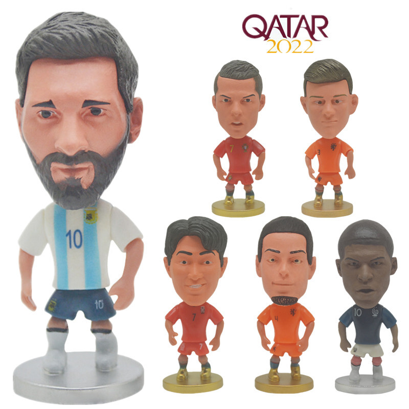 Football Mini Dolls Cartoon Player Figures