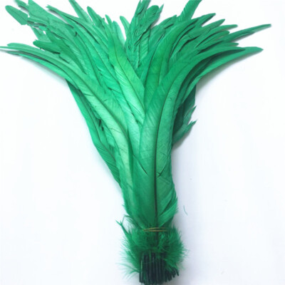10/50/100pcs Rooster Tail Feathers 10-16 inch/25-40cm DIY jewelry art decoration