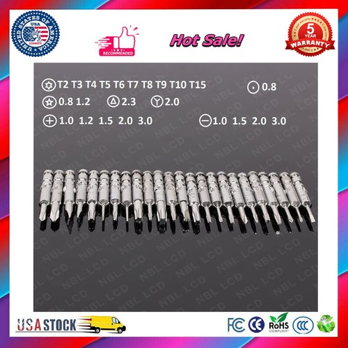 25 in 1 Precision Screwdriver Set Torx Glasses Repair Kit Micro Jewellers Watch