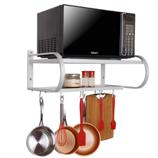 SPACECARE Multifunctional Microwave Oven Wall Mount Shelf ...