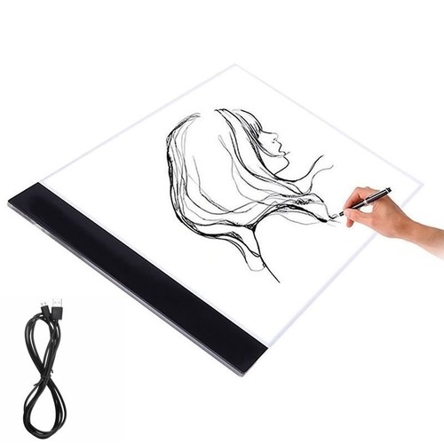 ARILUX Christmas LED Tracing Light Box Board Artist Tattoo A4 Drawing Pad Table