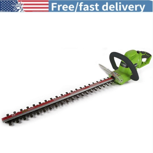 Greenworks 4 Amp 22-inch Corded Electric Hedge Trimmer,lock-off switch,22122