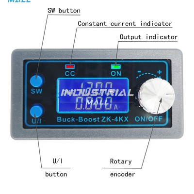 LCD display Buck Boost Converter Variable Voltage Regulator 5V-30V Power Module