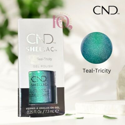 CND Shellac Dynamic Duality FALL 24 Gel Polish - Teal-Tricity
