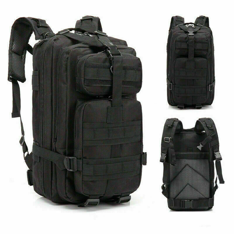 ::30L Military Tactical Backpack Rucksack Bag for Camping Hiking Outdoor Travel