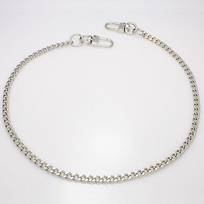 Purse chain strap Silver handle shoulder crossbody handbag metal