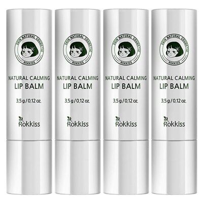 Rokkiss Natural Calming Lip Balm colorless 3.5g *4ea