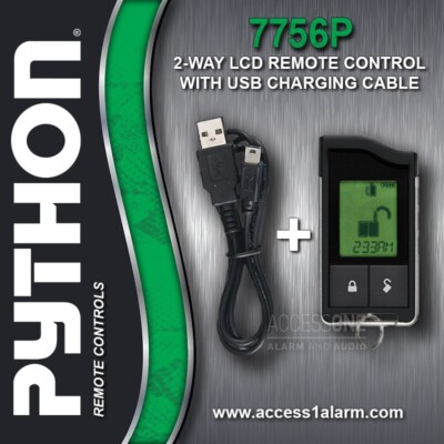 Python 7756P 2-Way LCD Remote Control With USB Charger and Manual For The DS4