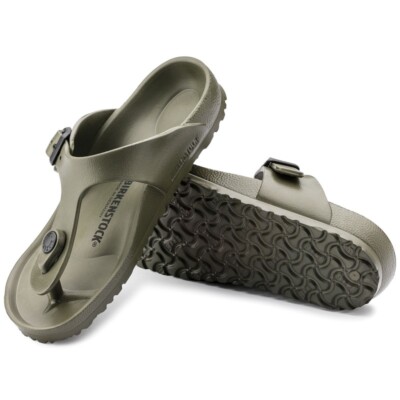 BIRKENSTOCK GIZEH EVA MEN FLIP FLOPS KHAKI | eBay