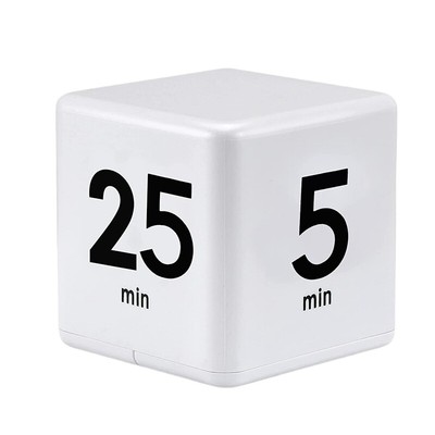 Cube Timer Kitchen Timer Time Management Timer Sensor Flip for Time3969