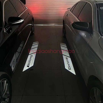 NEW LED Mirror Light Courtesy Projectors For 2X AMG A B C E S GLB GLC EQC