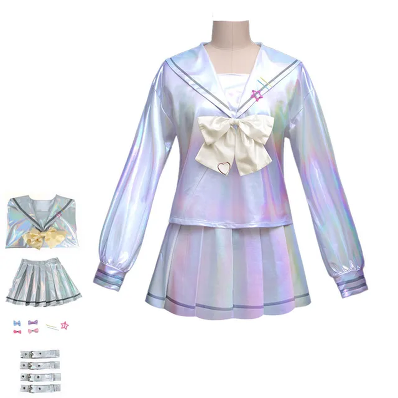 Game NEEDY GIRL OVERDOSE Kangel Cosplay Costume Lolita Girls Sailor Suit Uniform
