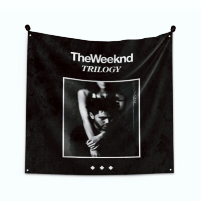 The Weeknd, Trilogy Art Music Album Tapestry Hanging Flag 3/4FT