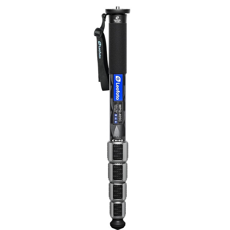 LEOFOTO MPQ-405C Monopode en fibre de carbone résistant à l'eau et au sable