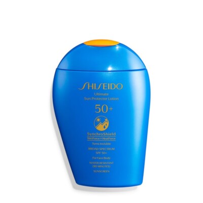 Ultimate Sun Protector Lotion SPF 50 by Shiseido for Unisex - 5 oz Sunscreen