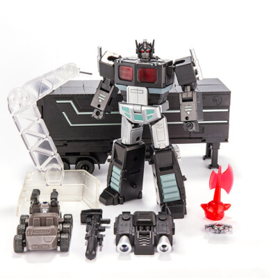 Small Scale MFT Auto Vehicle Deformable Robot Team Figure Boy Kids Toy Car Gift