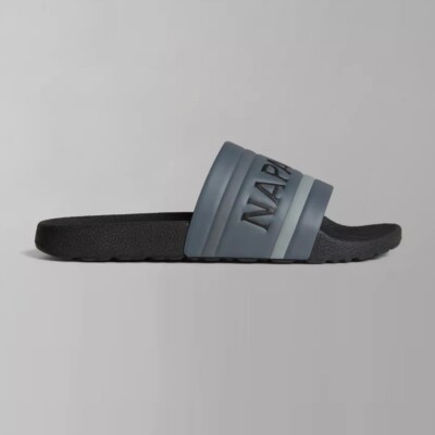 

Тапочки Мужские NAPAPIJRI S3STREAM01 / After Beach Slipper Black Grey E2023, Black gray