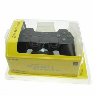 1PCS OEM-Wireless Controller for Playstation 2 PS2-Black