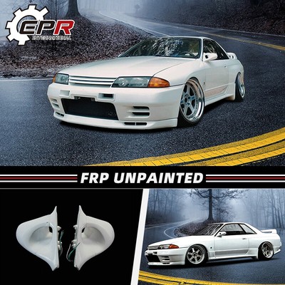 For Nissan Skyline R32 GTR GTS (LHD) FRP Unpainted 2pcs Side RearView Mirrors