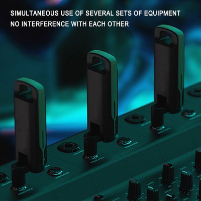 UHF Electric Guitar Bass Wireless Systems 100 Channel