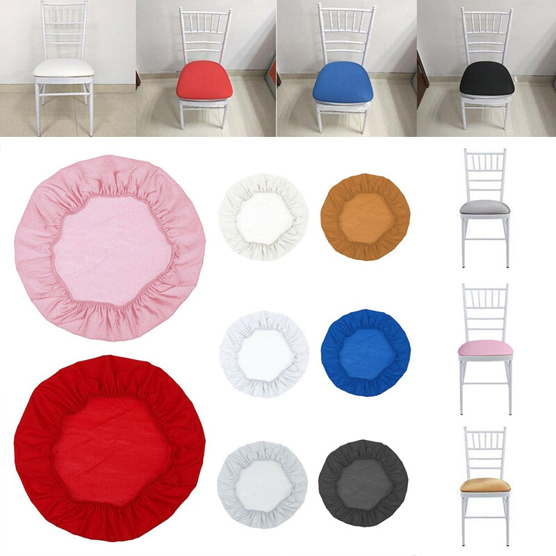 Details About Au Elastic Removable Stretch Slipcovers Short Dining Room Stool Seat Chair Cover