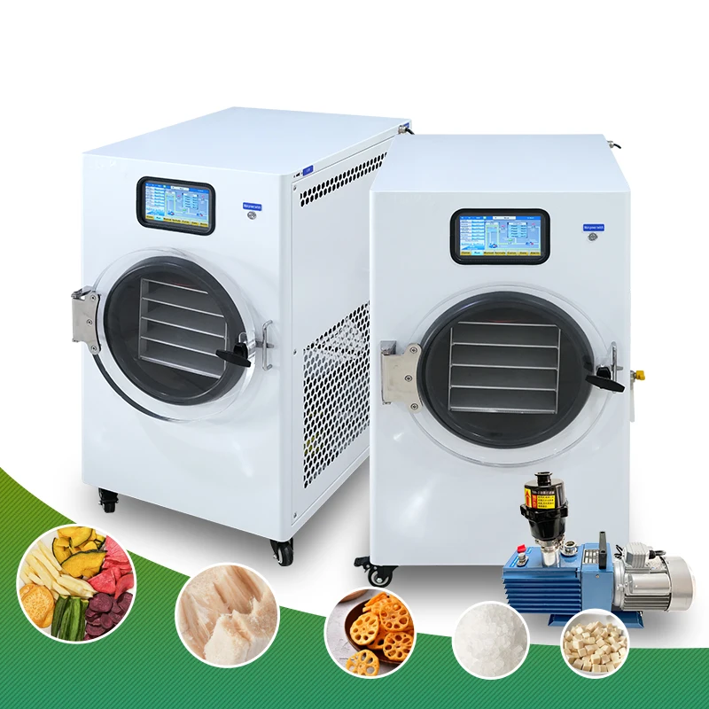 Dual Heated Freeze Dryer Machine for Flower Drying Automatic Electric Dual Heat
