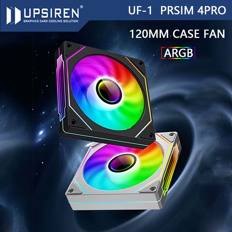 UF-1 PRISM 4 PRO Computer Chassis Fan 12cm ARGB 4 Pin PWM Quiet Cooling Fan 12V