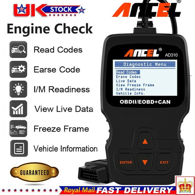 Ad310 obd2 автомобильный сканер инструкция