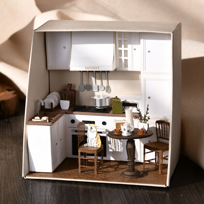 DIY Miniatures Paper Mini Life Series DIY Toy Miniature House