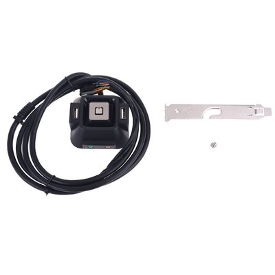 Multifunctional USB 2.0 Computer PC External Power On/Off Reset Button
