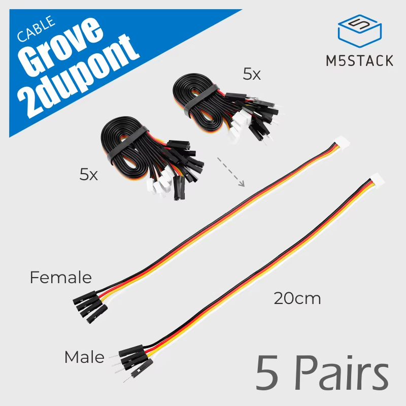 Official Grove2Dupont Conversion Cable 20cm (5Pairs)