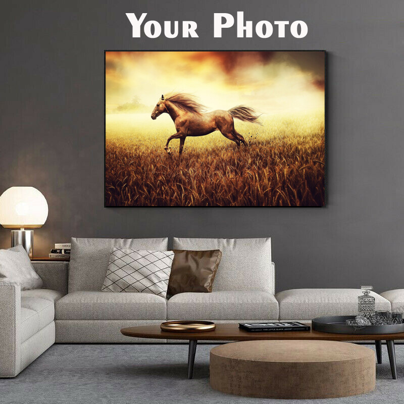 Custom Canvas Poster Art Printing Decor Any  Size Your Photo Picture Image