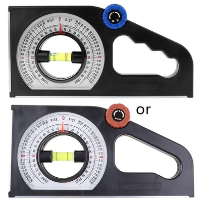 Magnetic Slope Measuring Bevel Angle Level Declinometer Gauge Meter Ruler Tools
