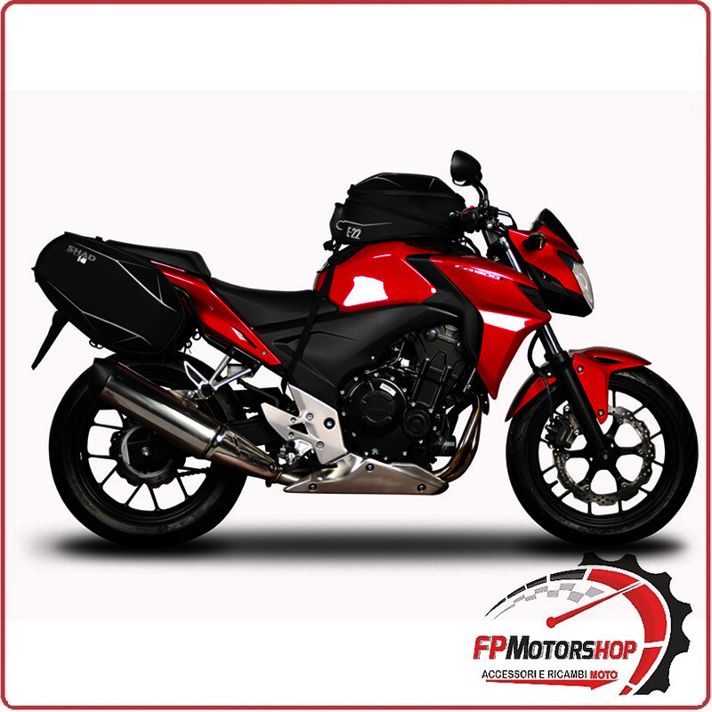 ATTACCO BORSE LATERALI BAGAGLIO MOTO MORBIDE PER HONDA CB 500 F/X 13>15 SHAD