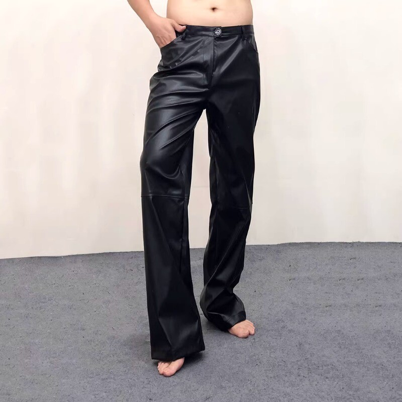 men-classic-straight-leg-faux-leather-pants-casual-trousers-loose-punk-pants