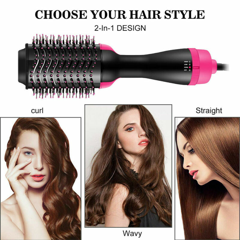 3 In1 One Step Hair Dryer And Volumizer Brush Straightening