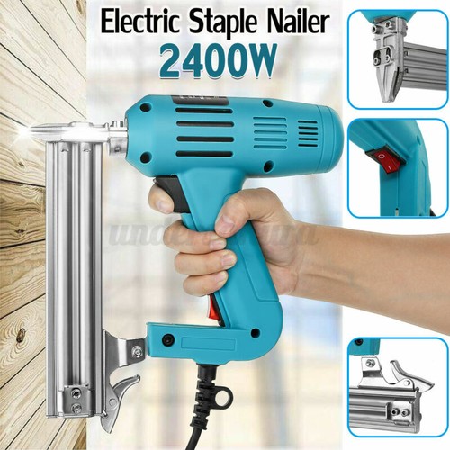 1800W Elektrotacker Tacker Nagler 2 in 1 Pintacker Stauchkopfnagler Nagelpistole