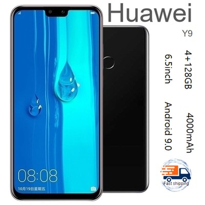 Huawei Y9 128GB 6.5-inch Global ROM Unlocked Multi-Language Smartphone