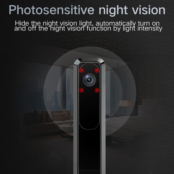Night vision security camera with automatic light intensity detection.