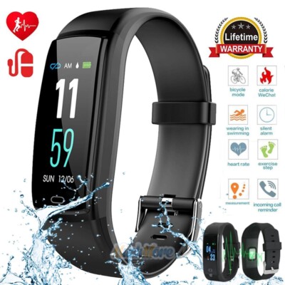 Smart Band Watch Bracelet Wristband Fitness Blood Pressure Heart Rate Tracker US