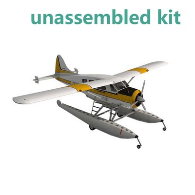 1:32 DHC-2 Beaver Float Seaplane 3D Paper Model Plane Aircraft Unassembled Gift