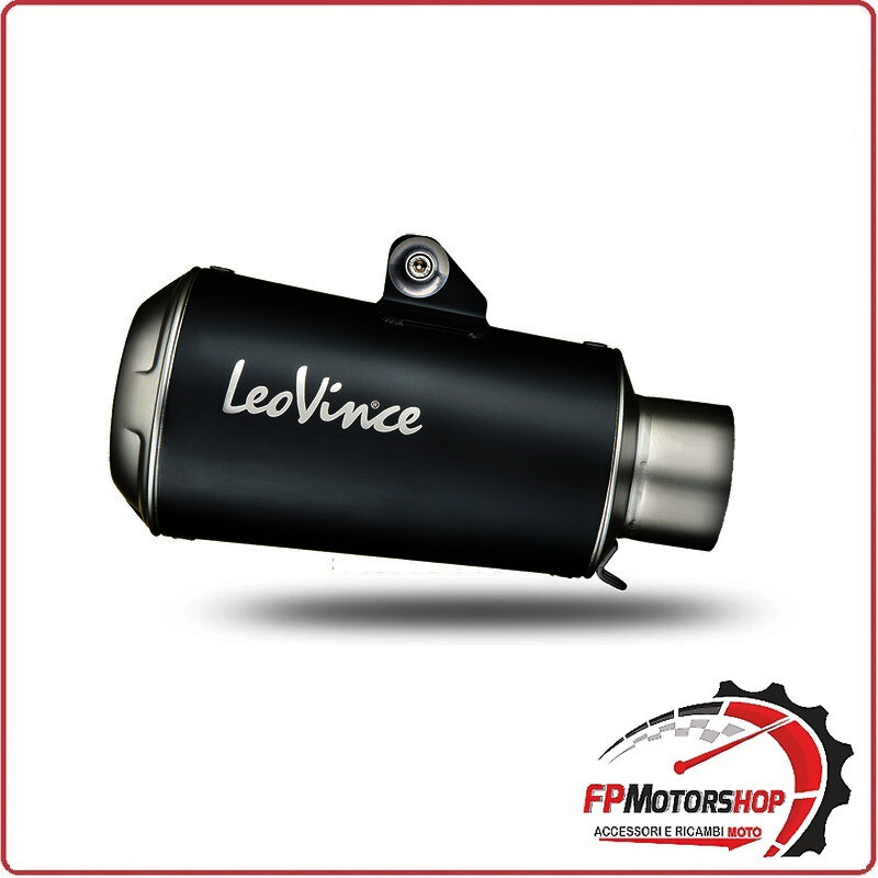 TERMINALE DI SCARICO NERO PER BENELLI LEONCINO 500 17- LEOVINCE 15226B OMOLOGATO