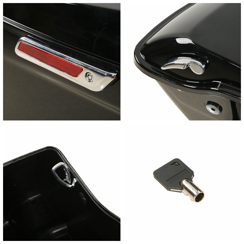 5" Stretched Saddlebag Bag w/ Rear Fender For Harley Touring CVO 2014-2023 2022